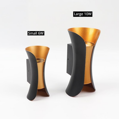 Wetterfeste LED-Aluminium-Wandleuchte für Outdoor-Eleganz