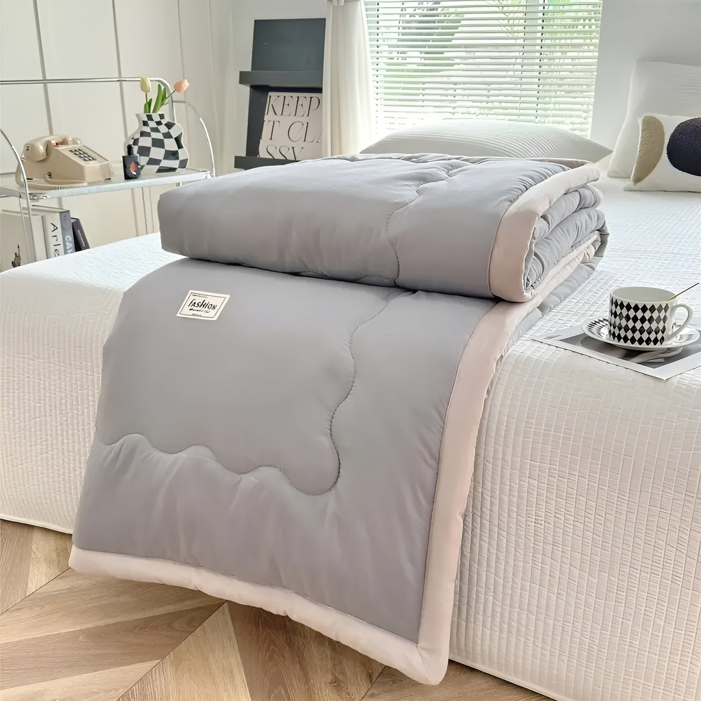 Leichte Sommerdecke – atmungsaktiv & vielseitig | Für Sofa, Bett & Reisen