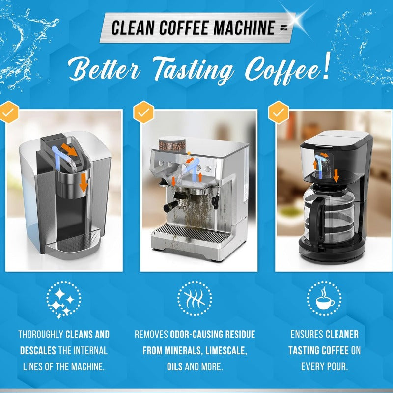 Brehn | Kaffee kocher Reinigungs- & Entkalkungstabletten