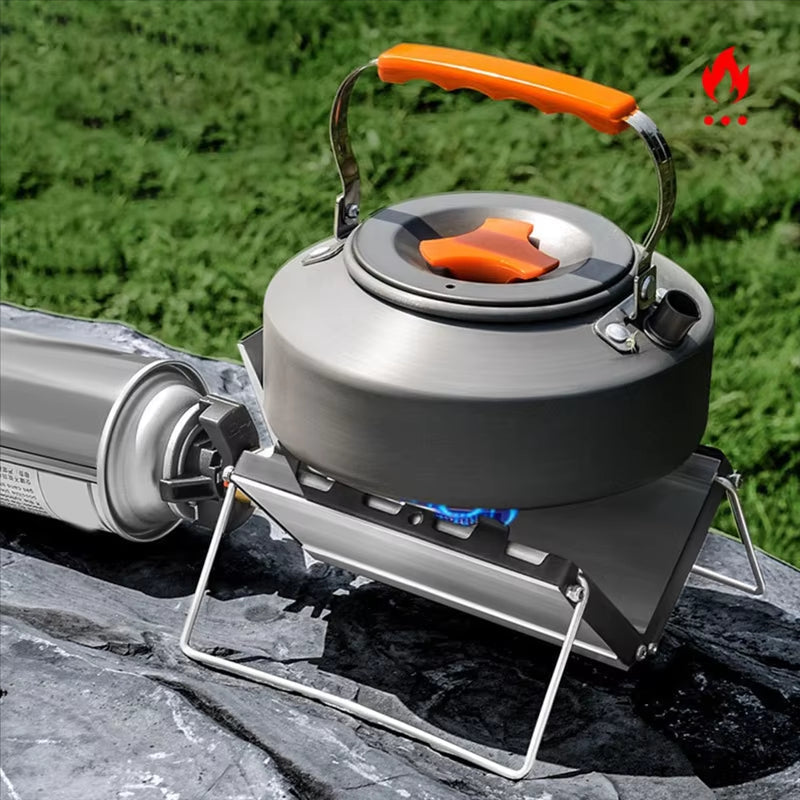 Brehn | Ultraleichter zusammenklappbarer Outdoor-Gaskocher