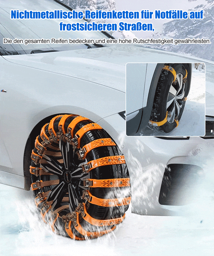 Rutschfeste Stahlkette | Ultimativer Autoschutz | Brehn