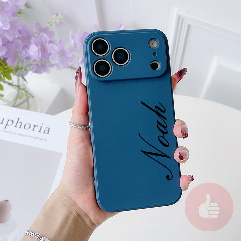 Personalisierte Flüssig-Handyhülle mit Namen für iPhone