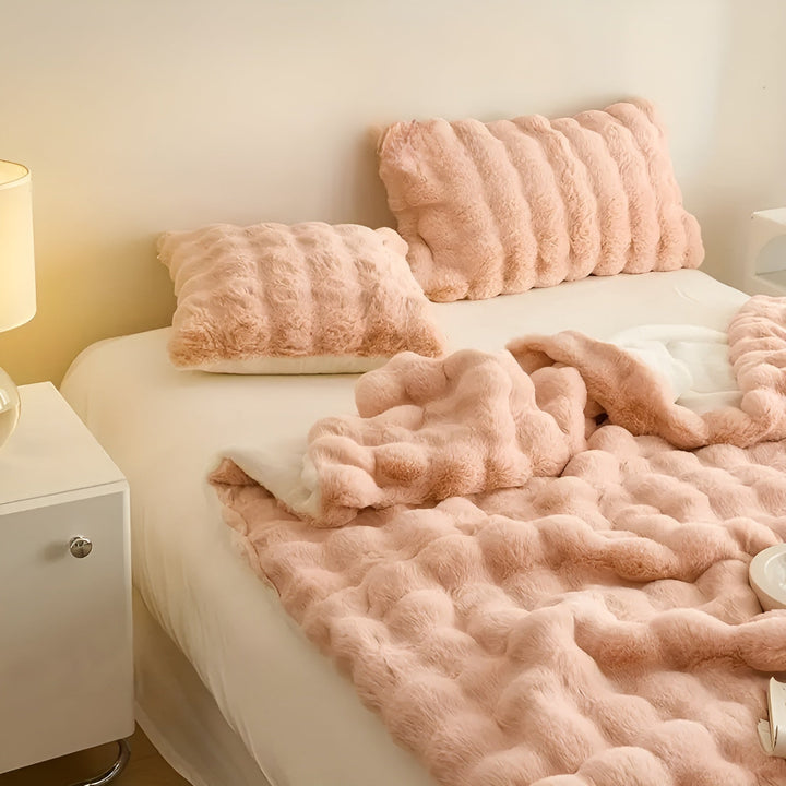 Fleece und Fleece-Decke – Extra weich & warm | Perfekt für Sofa und Schlafzimmer | Brehn