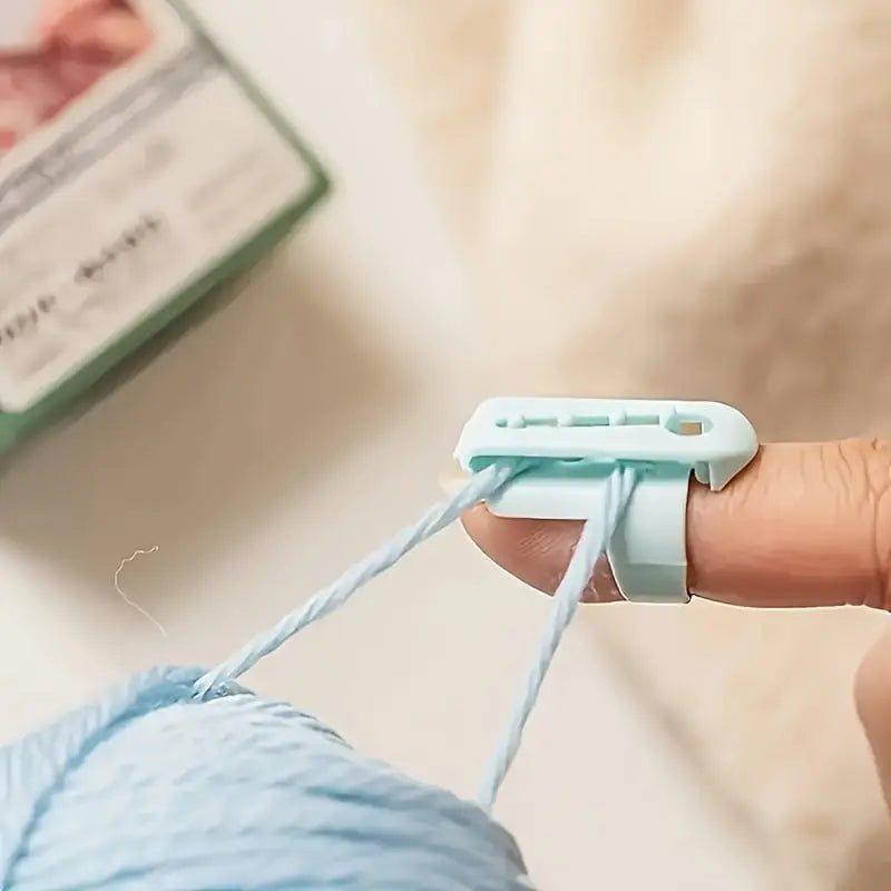 5-teiliger Satz Garn Führungsring – für komfortables und schnelles Stricken & Häkeln!
