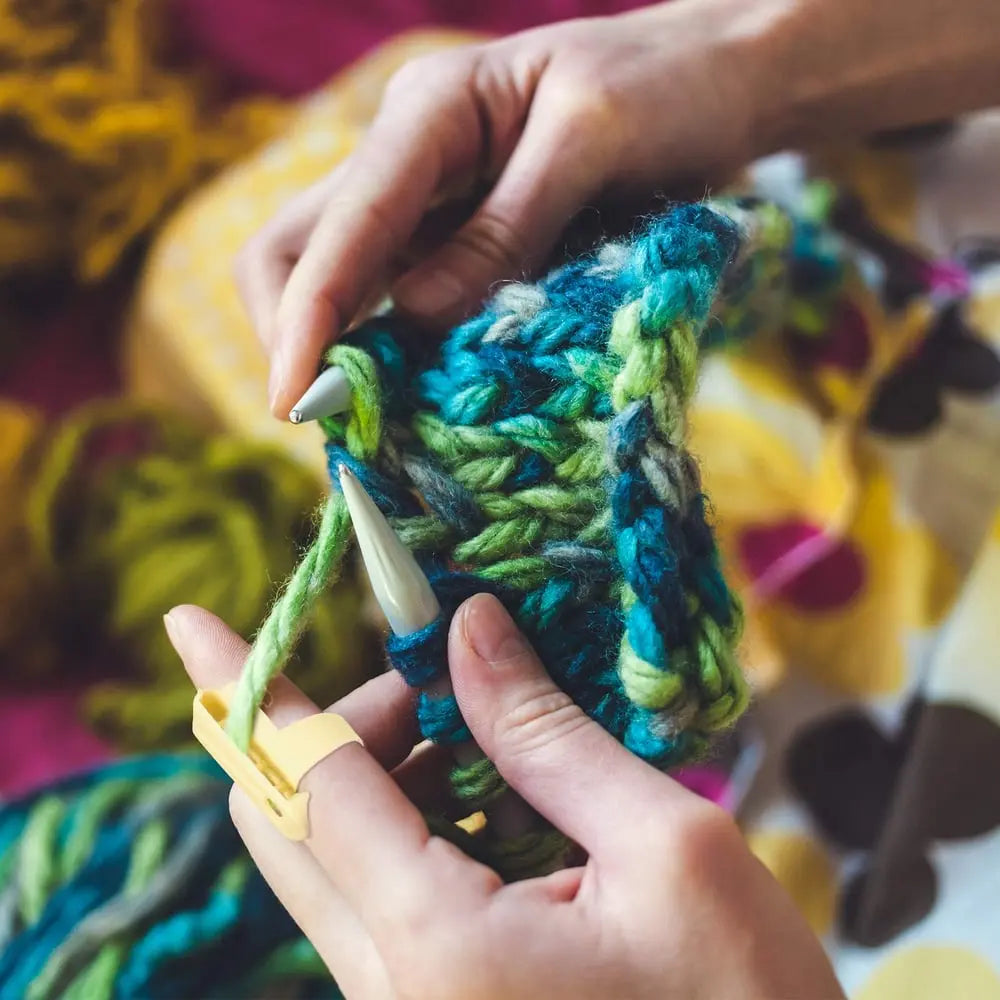 5-teiliger Satz Garn Führungsring – für komfortables und schnelles Stricken & Häkeln!