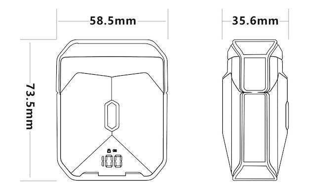 Brehn | LuxRazor Elite Reise-Rasierer | Kompakte Magnetdesign für müheloses Rasieren unterwegs