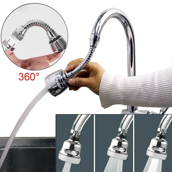 Wasserspar Aufsatz aus Edelstahl um 360 Grad beweglich ausziehbar | Brehn