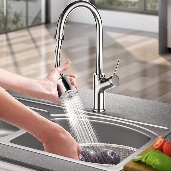 Wasserspar Aufsatz aus Edelstahl um 360 Grad beweglich ausziehbar | Brehn