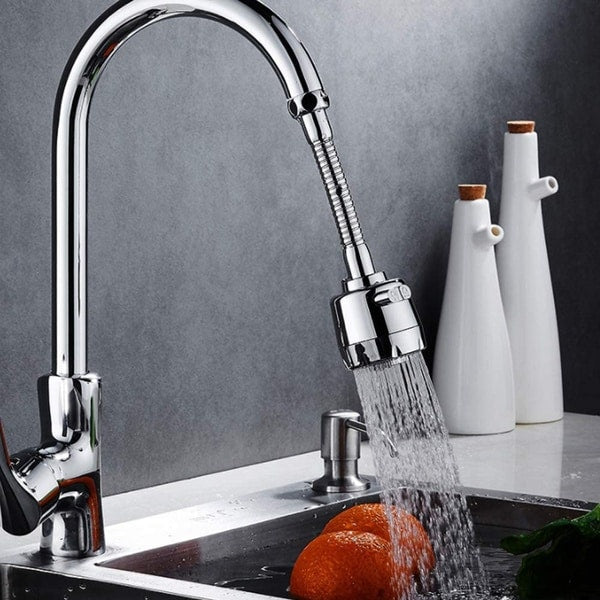 Wasserspar Aufsatz aus Edelstahl um 360 Grad beweglich ausziehbar | Brehn
