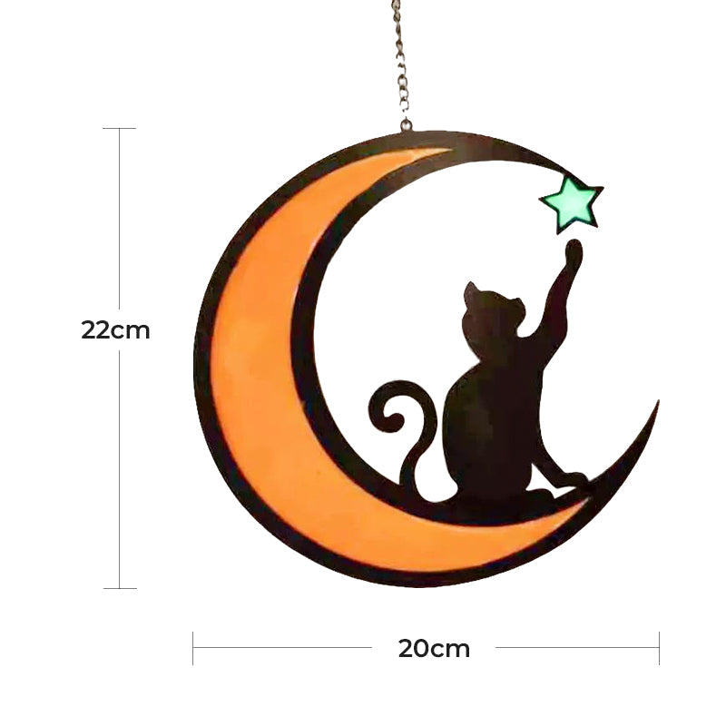 Brehn | Mondkatze Dekorationsanhänger aus Acryl