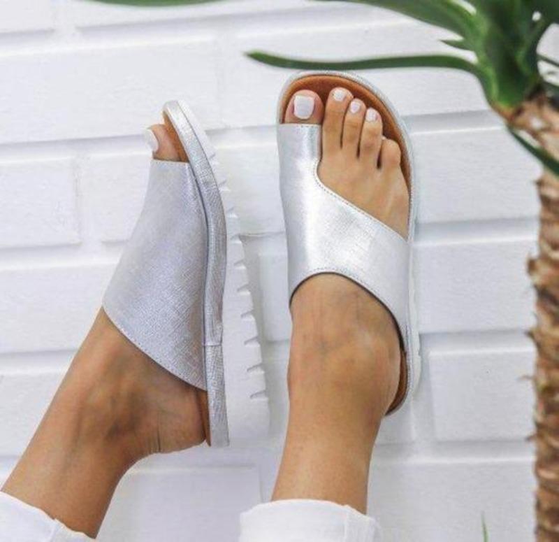 Orthopädische Damensandalen, Hallux Valgus korrigierend