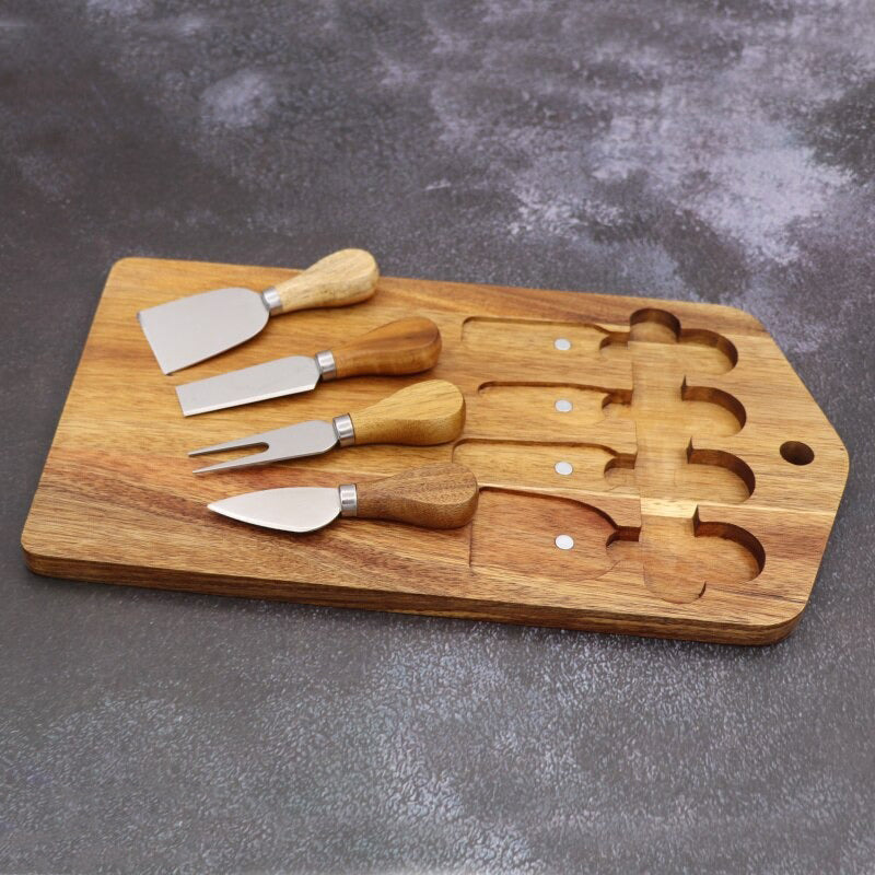 5pcs Käsetools Sets Käseplatten Schneider Messer Käsebrett Set | Brehn