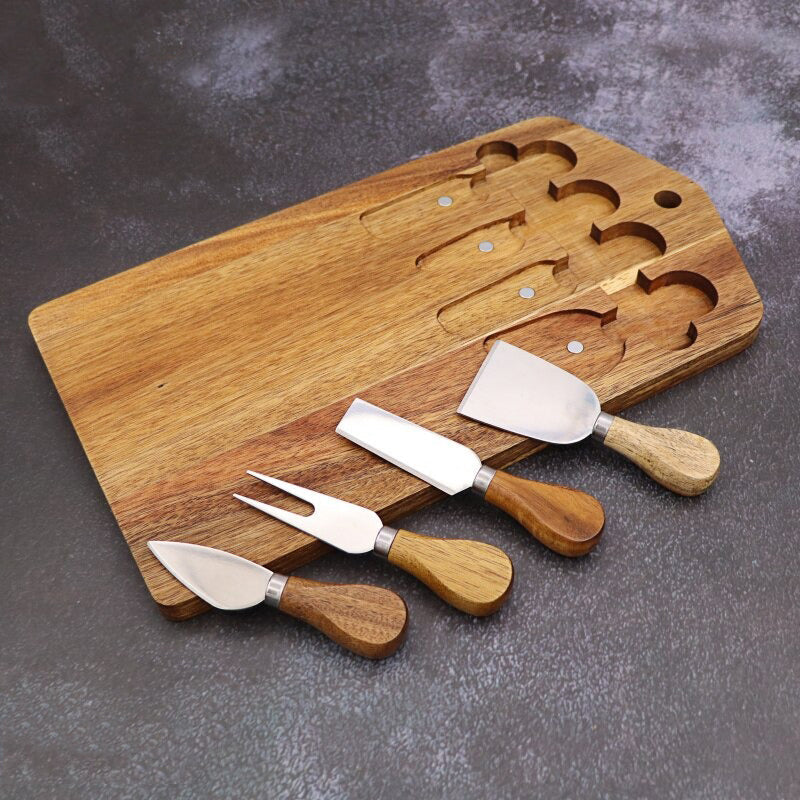 5pcs Käsetools Sets Käseplatten Schneider Messer Käsebrett Set | Brehn
