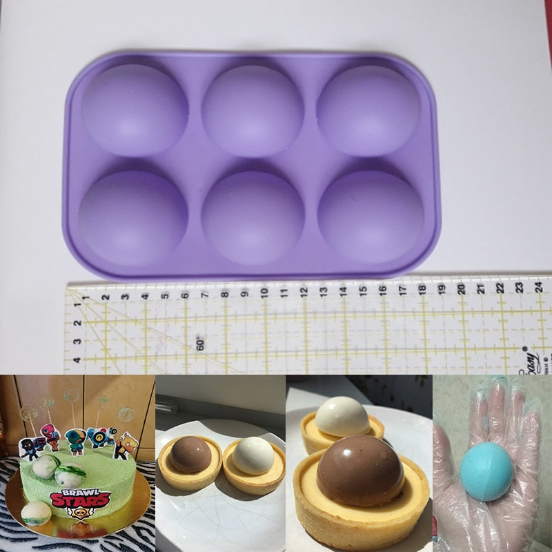 6 Löcher Silikonbackform | Brehn
