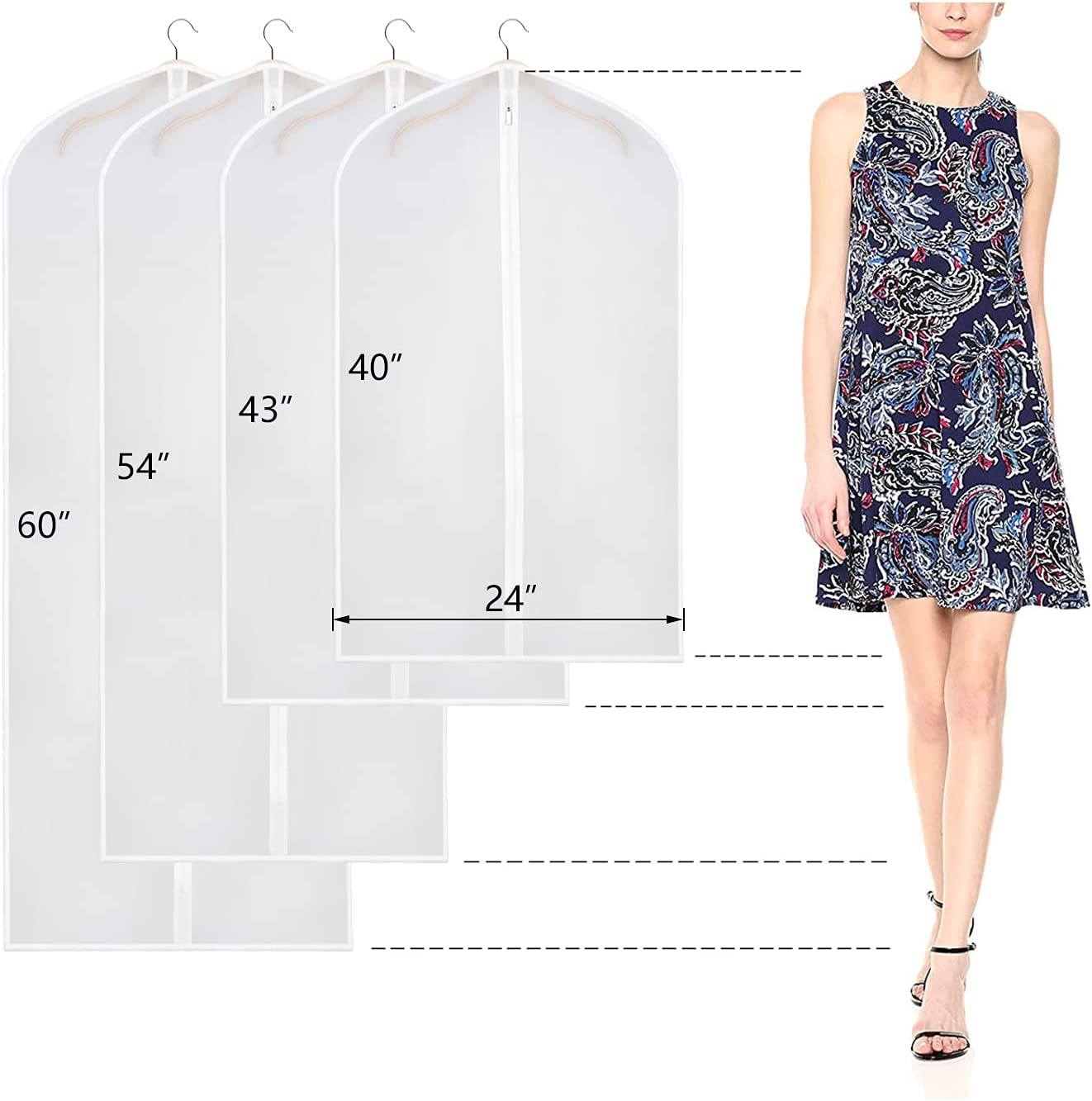 6-teilig: Zilink Transparenter Kleidersack