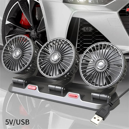 Verstellbarer 3-Kopf Elektroventilator | Brehn