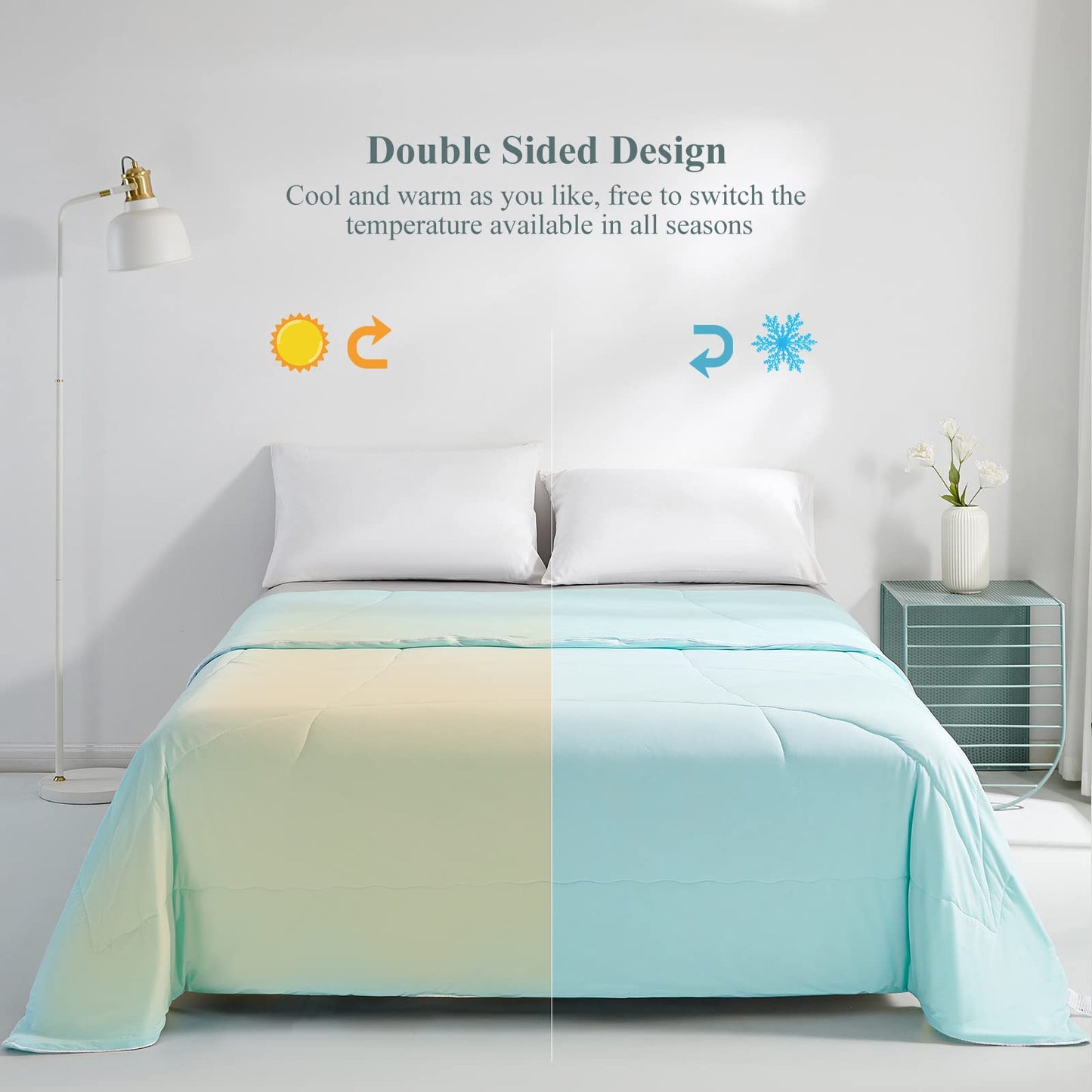 Ultra Soft Cloudy 3D Kühlkomfortdecke Extreme Q Max 0.5-Lake Blue | Brehn
