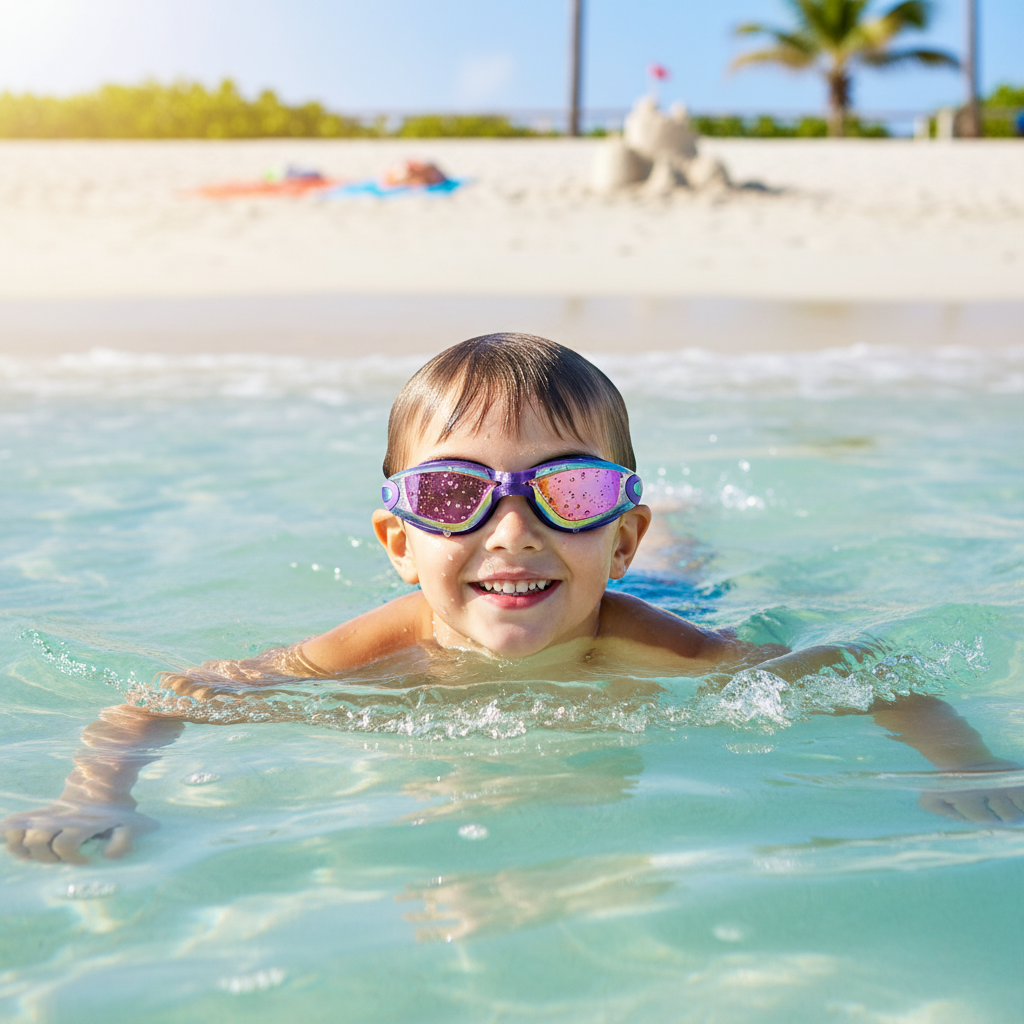 Antibeschlag-Schwimmbrille für klare Sicht und Komfort