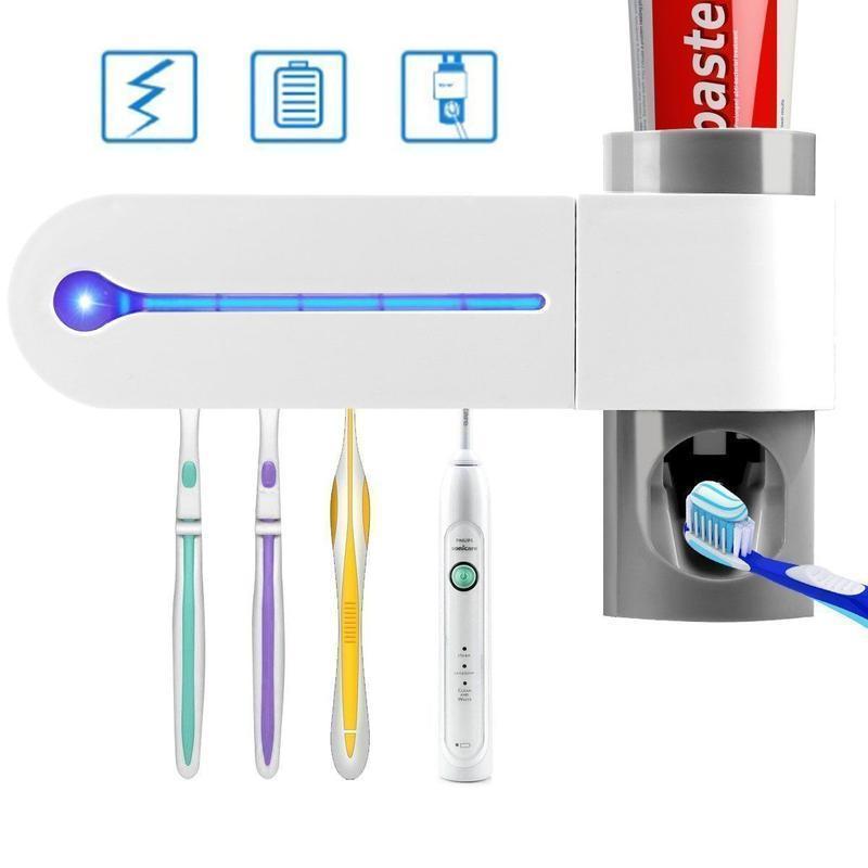 2-in-1 Desinfektioner Zahnbürstenhalter | Brehn