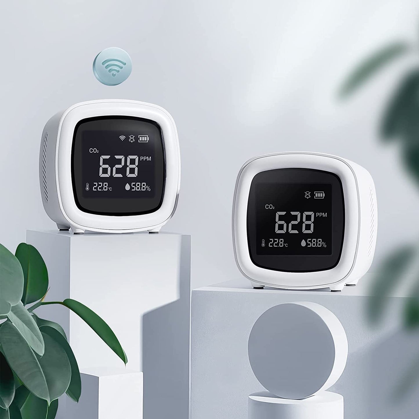INKBIRD WiFi 3-in-1 Innen CO2-Detektor IAQM-068W | Brehn
