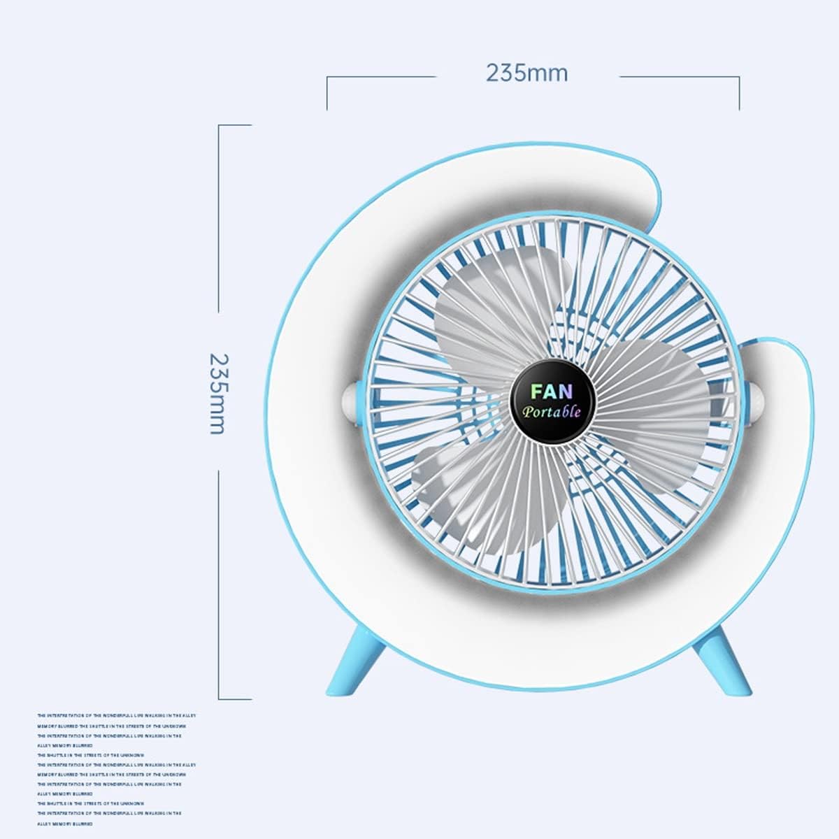 Multifunktionaler bunter Schreibtischventilator | Brehn
