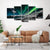 5-teilige Aurora Landschaft Leinwand Wandkunst Malerei