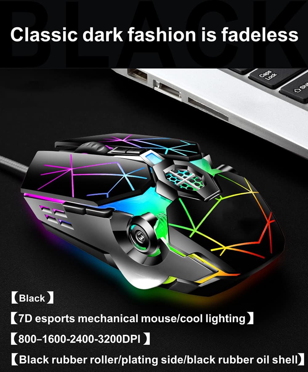 Mechanische Gaming-Tastatur mit 87 Tasten, RGB-Hintergrundbeleuchtung und blauen Schaltern