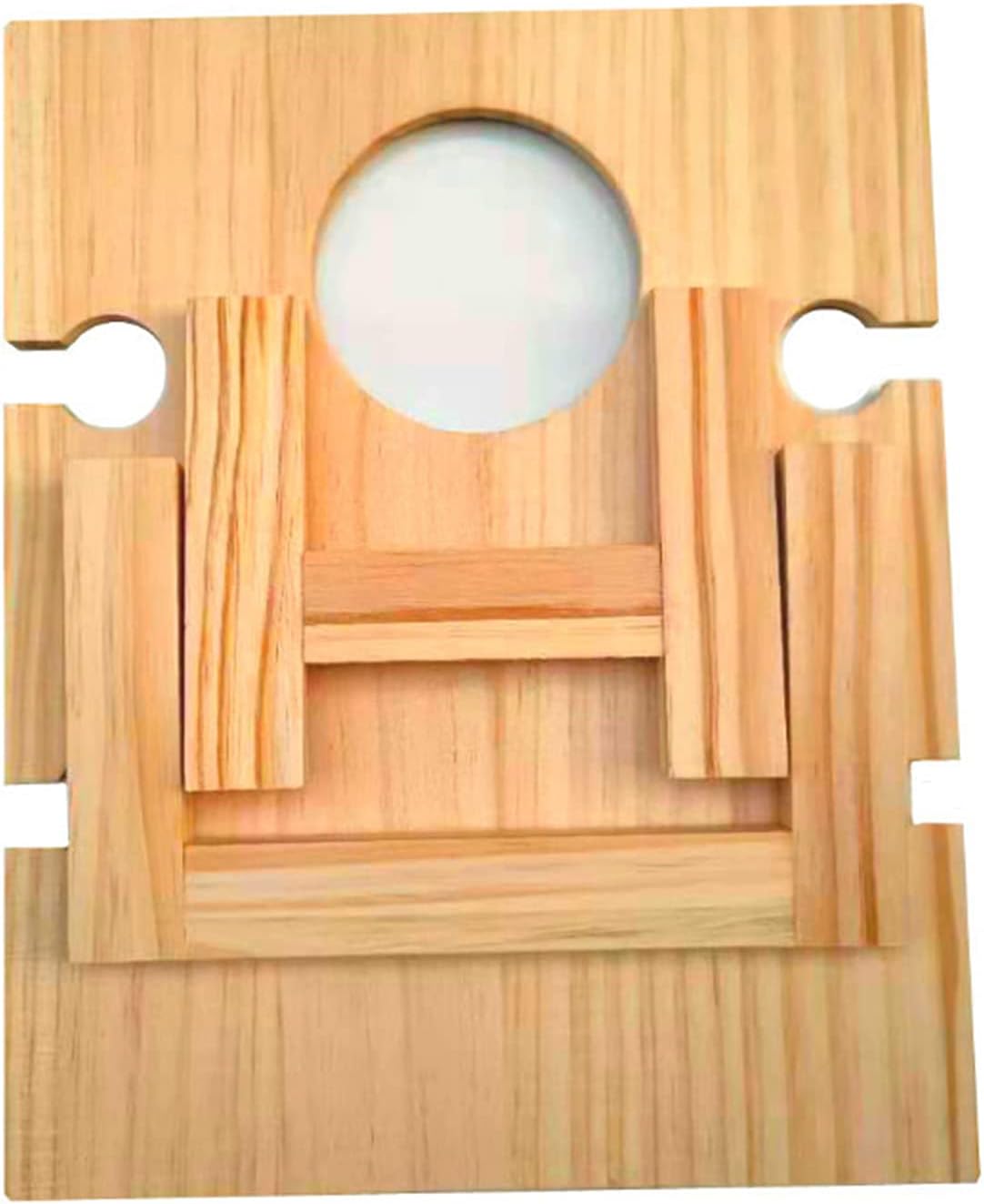 Brehn | Mobiles Holz-Weinregal mit Oberseite