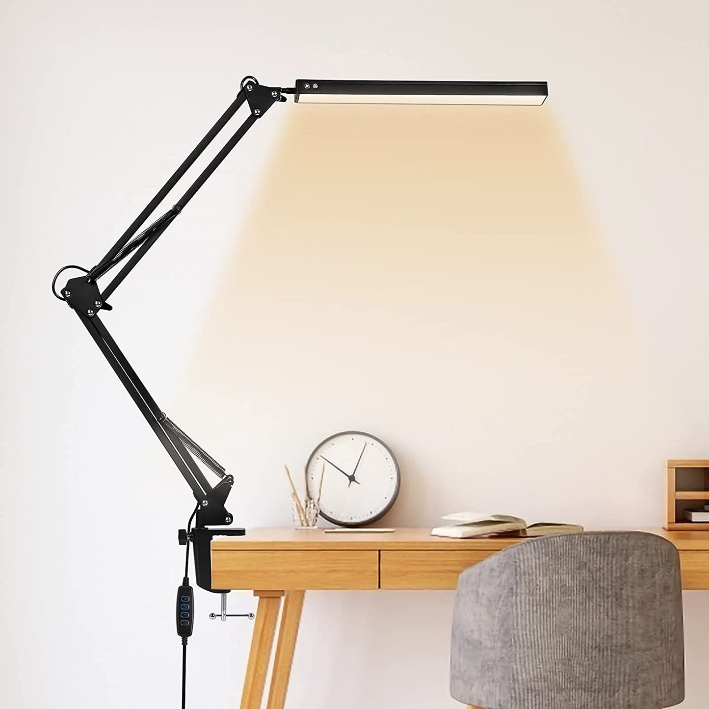 LED Schreibtischlampe Klemmleuchte Dimmbar 10W | Brehn