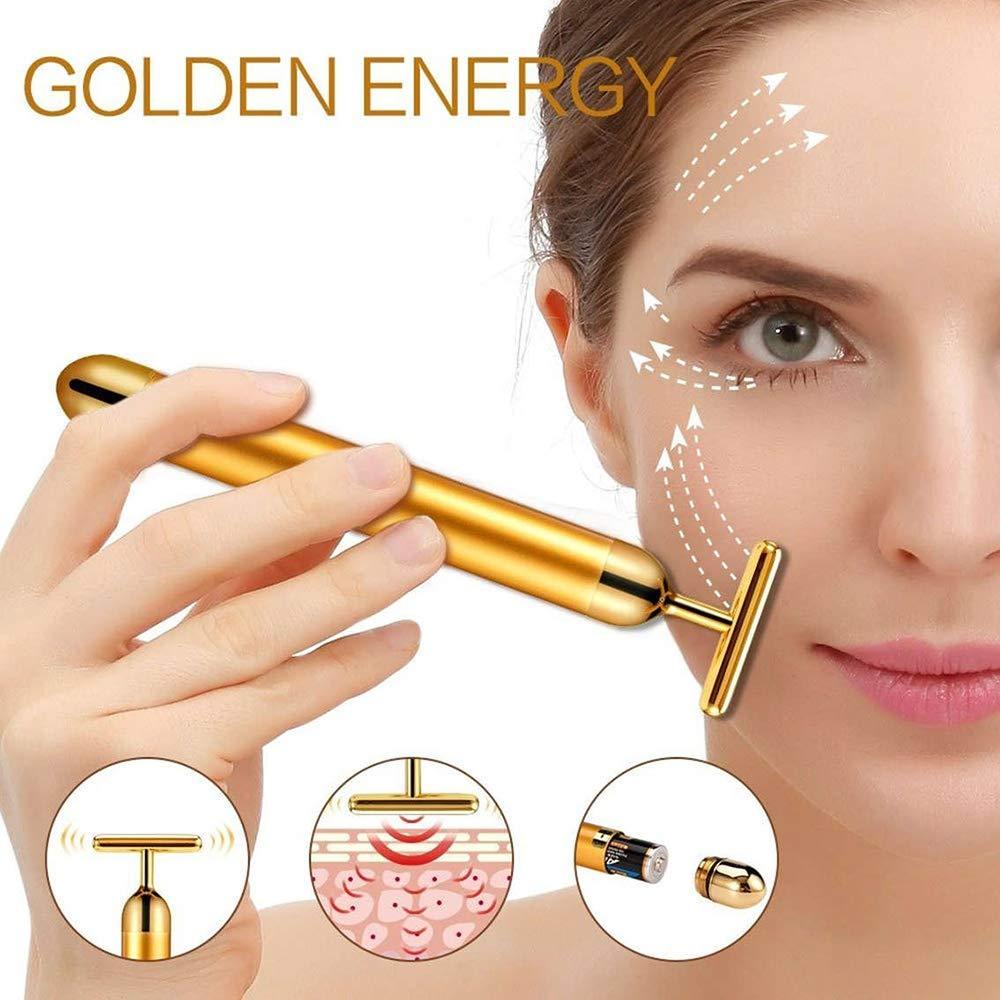 Gesicht T-Bar Gold-Massager | Brehn