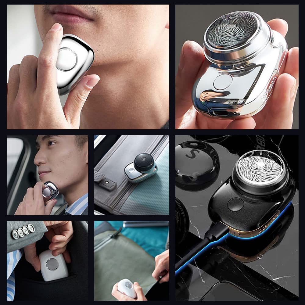 Brehn | LuxeSmooth Mini-Rasierer | Präzise und sanfte Rasur für strahlende Haut