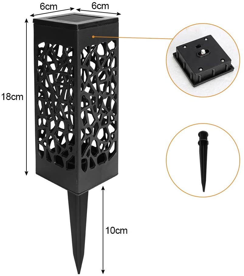 12X Solarleuchten LED Wegeleuchten Gartenbeleuchtung | Brehn