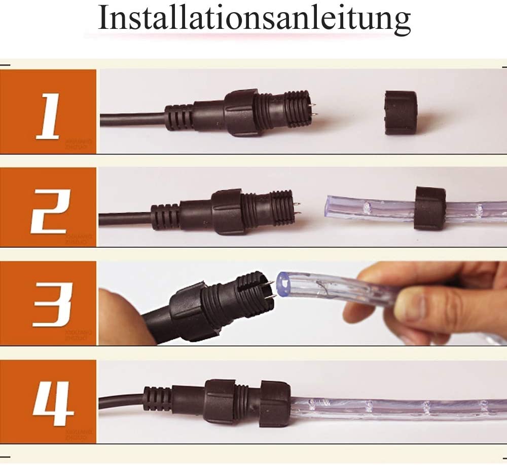 LED Lichterschlauch IP44 mit Timer 10m-50m | Brehn