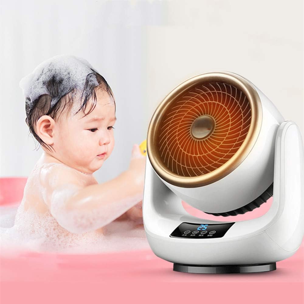 Tragbarer leiser Luftzirkulationsventilator | Fernbedienung, 360° Drehung & verstellbare Geschwindigkeit für ganzjährigen Komfort | Brehn