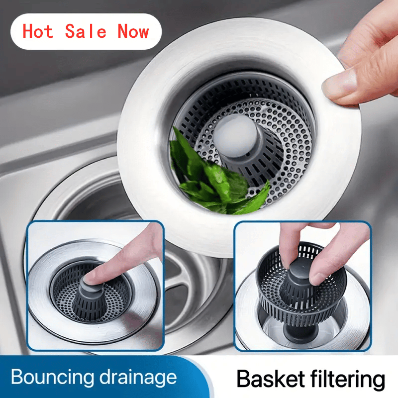 Brehn | Neu verbesserter Waschbecken Bounce Core Abfluss-Sieb