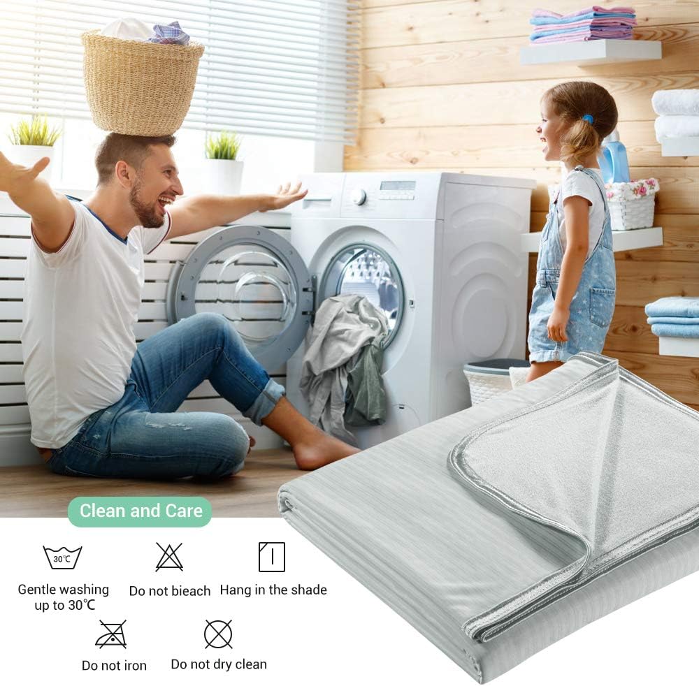 Cool Fiber Q-Max 0.4 Doppelseitige Eis-Seide Kühldecke – Grau | Brehn