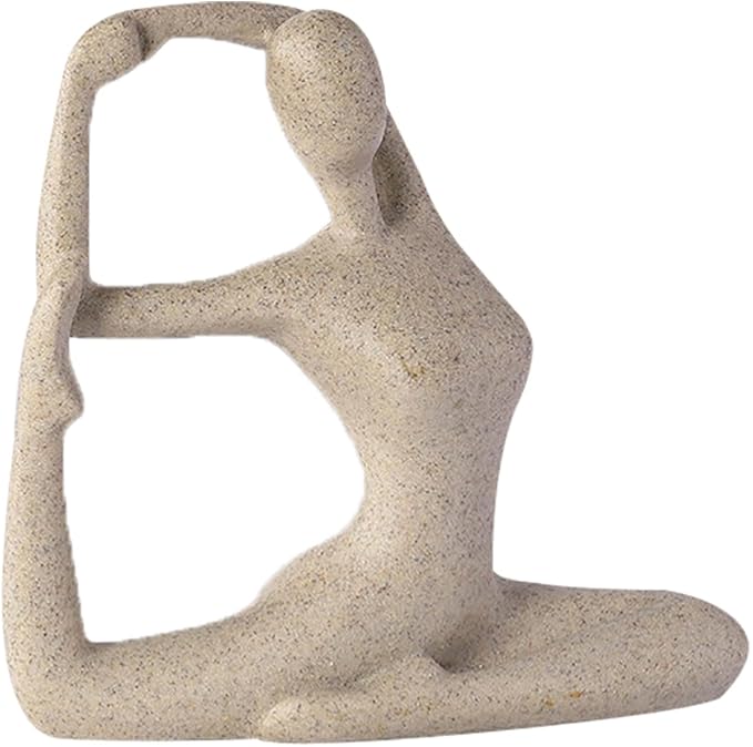 ZenJoy Frau in Yoga Figur – Moderne Innenraumdekoration aus Harz | Brehn