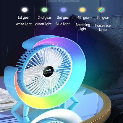 USB-Lade Nachtlicht Mini Ventilator | Brehn