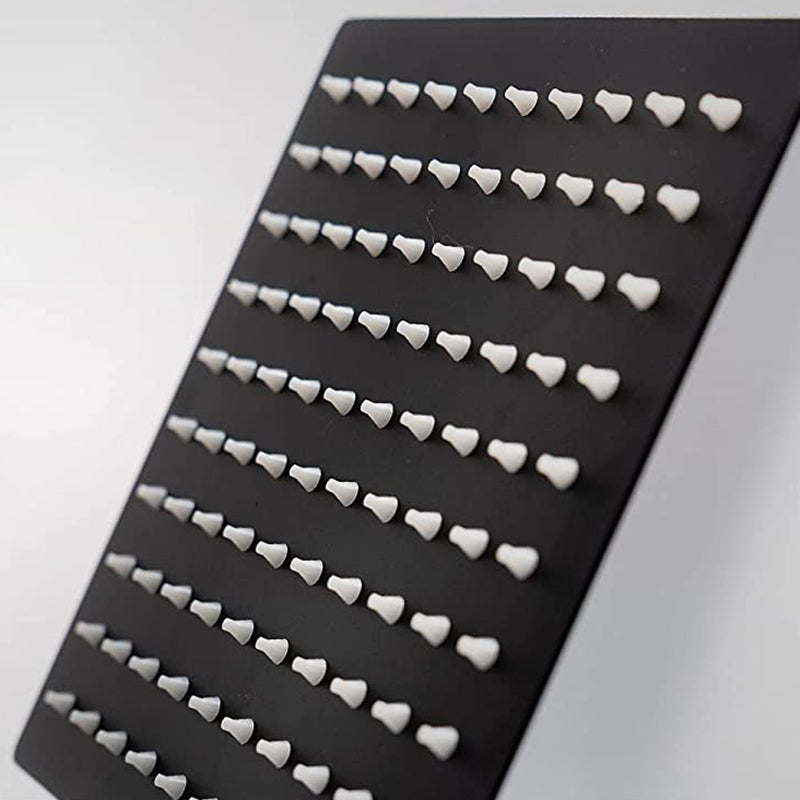 Traditionelle quadratische doppelte Duschköpfe metallische wandmontierte doppelte Duschköpfe