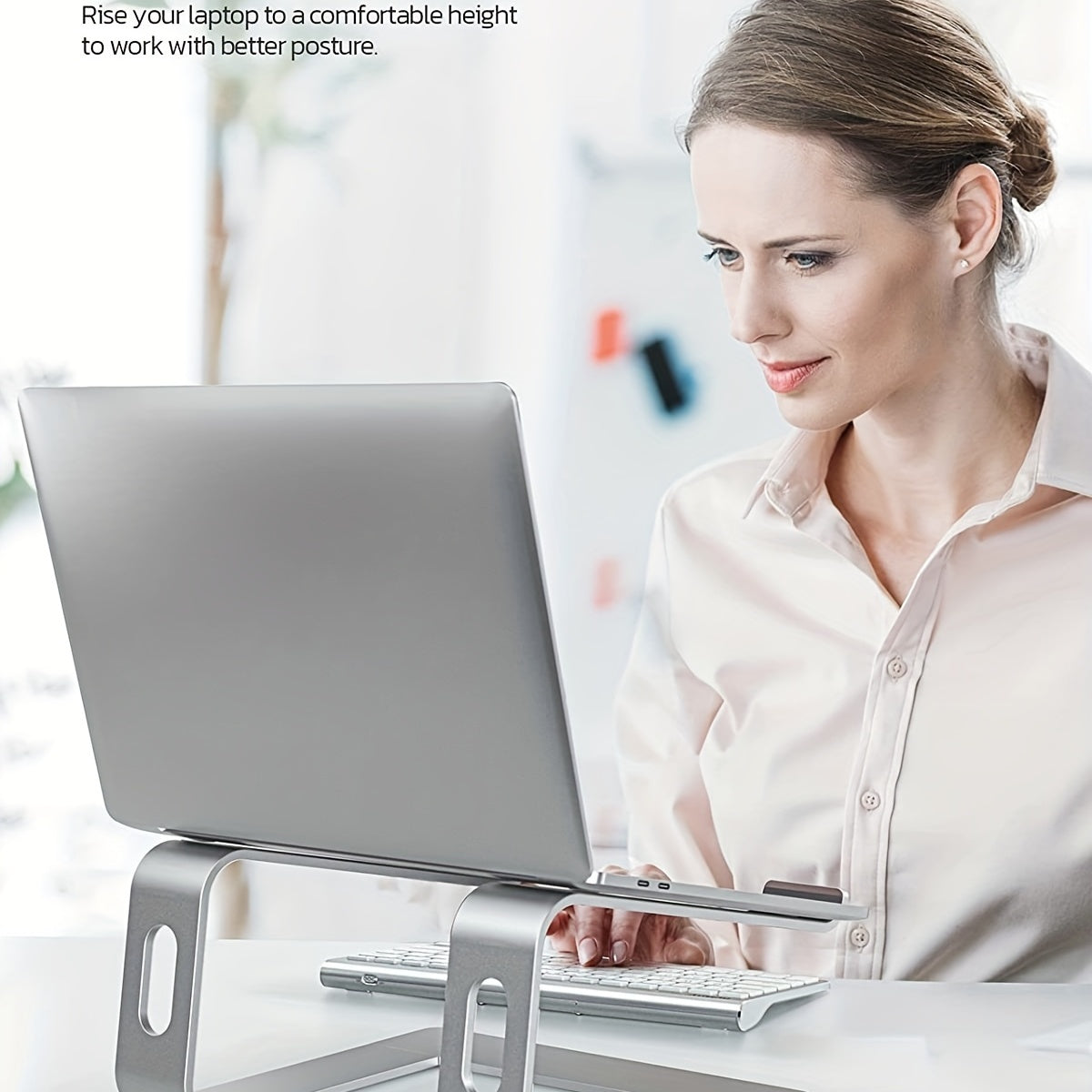 Aluminium Laptop-Halterung – Ergonomisch und Belüftet | Brehn