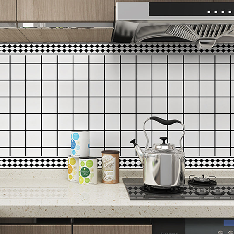 Quadratische Mosaikfliese zum Abziehen und Anbringen für Küche und Bad