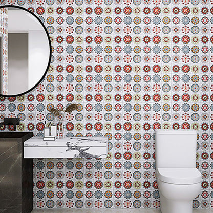 Quadratische Mosaikfliese zum Abziehen und Anbringen für Küche und Bad