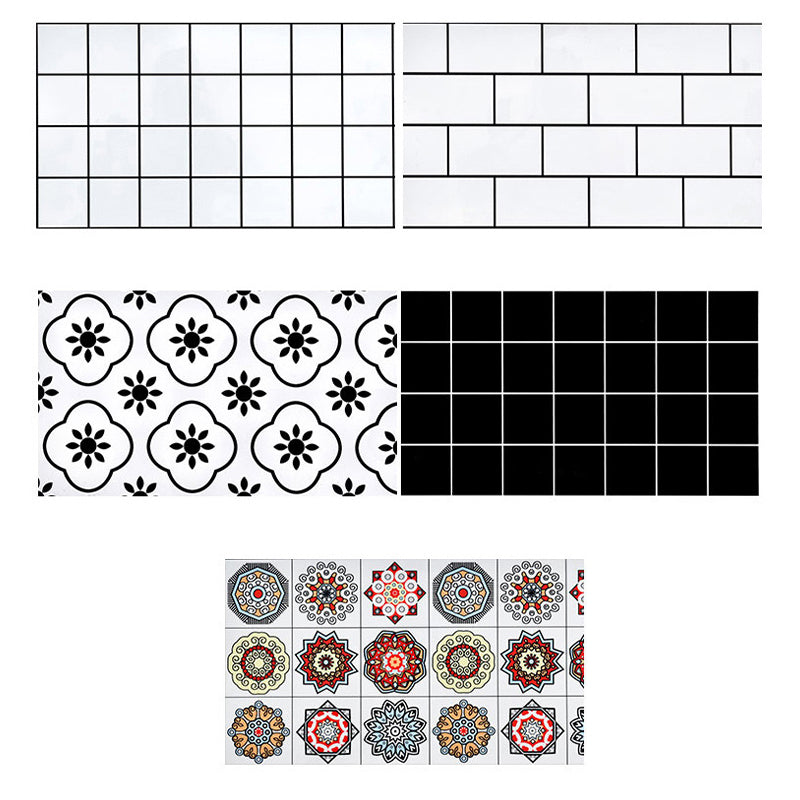 Quadratische Mosaikfliese zum Abziehen und Anbringen für Küche und Bad