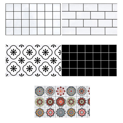 Quadratische Mosaikfliese zum Abziehen und Anbringen für Küche und Bad