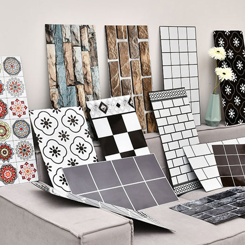 Quadratische Mosaikfliese zum Abziehen und Anbringen für Küche und Bad