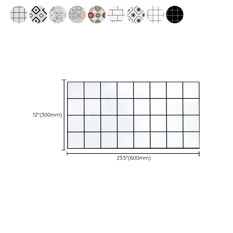 Quadratische Mosaikfliese zum Abziehen und Anbringen für Küche und Bad