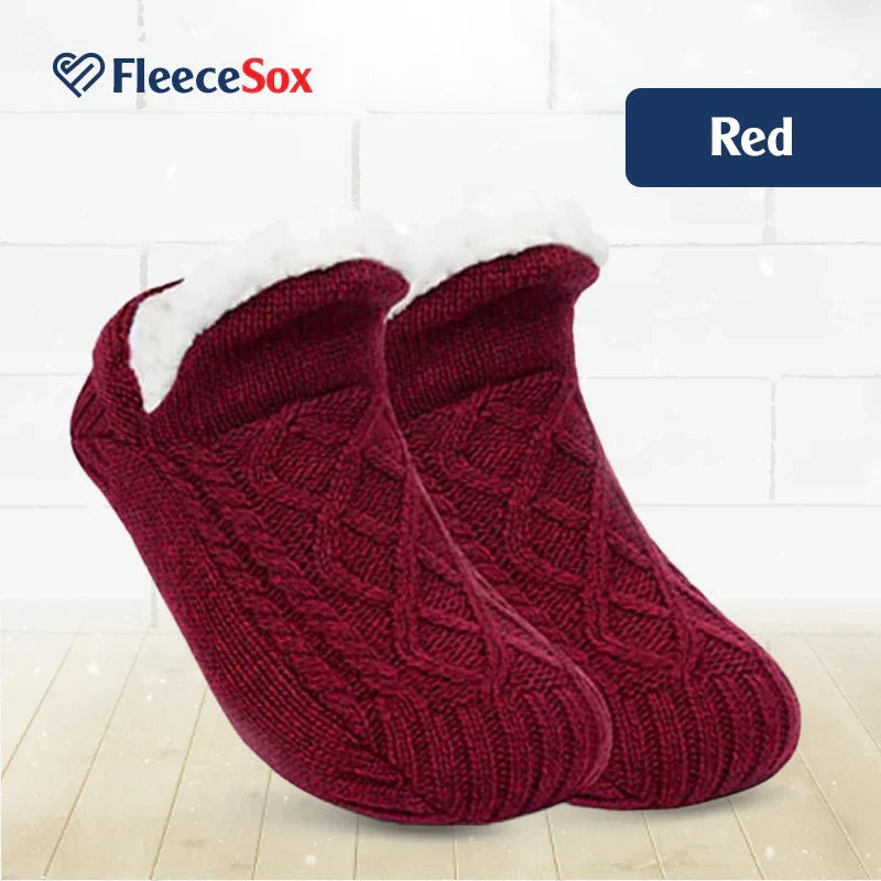Brehn | Fleecegefütterte rutschfeste Thermosocken