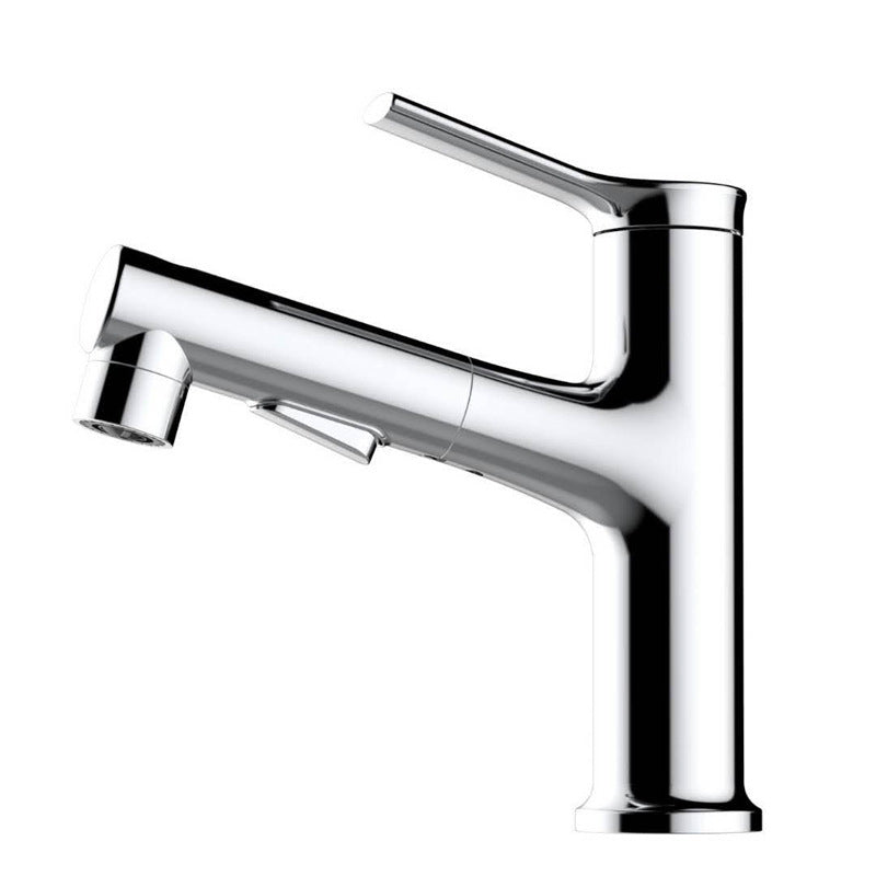 Rundes Vessel Sink Badezimmerarmatur Einfacher Stil Armatur mit Messingmaterial