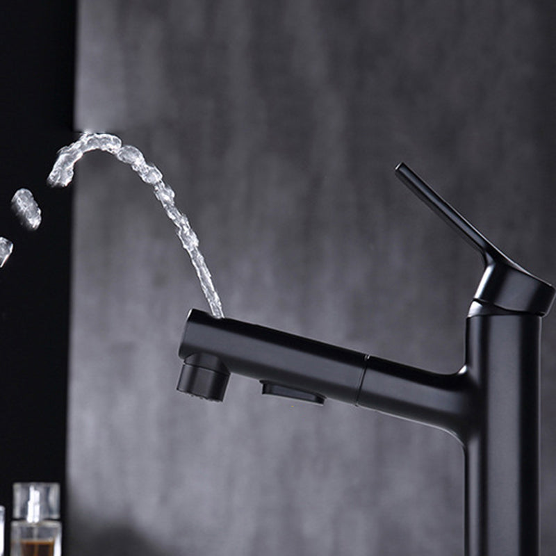 Rundes Vessel Sink Badezimmerarmatur Einfacher Stil Armatur mit Messingmaterial