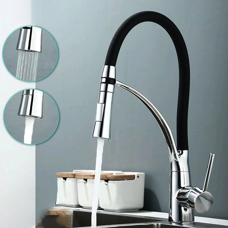 Moderne 1-Hand Waschbeckenarmaturen Kupfer Berührungslos mit Wasserspender Standard Küchenarmatur